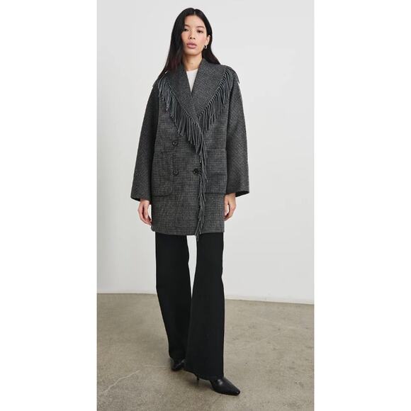 Rails Hugo Charcoal Check Jacket - Picture 1 of 13